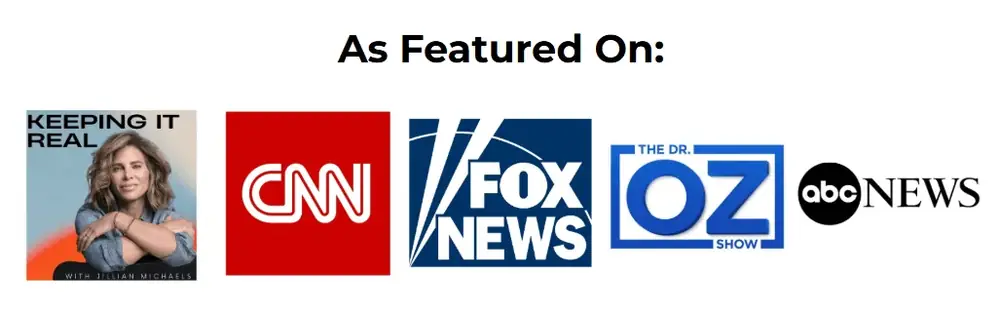 LipoTrine as featured on media logos and product credibility banner